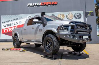 DODGE RAM CRUSH GLOSS BLACK DOUBLE DARK TINT